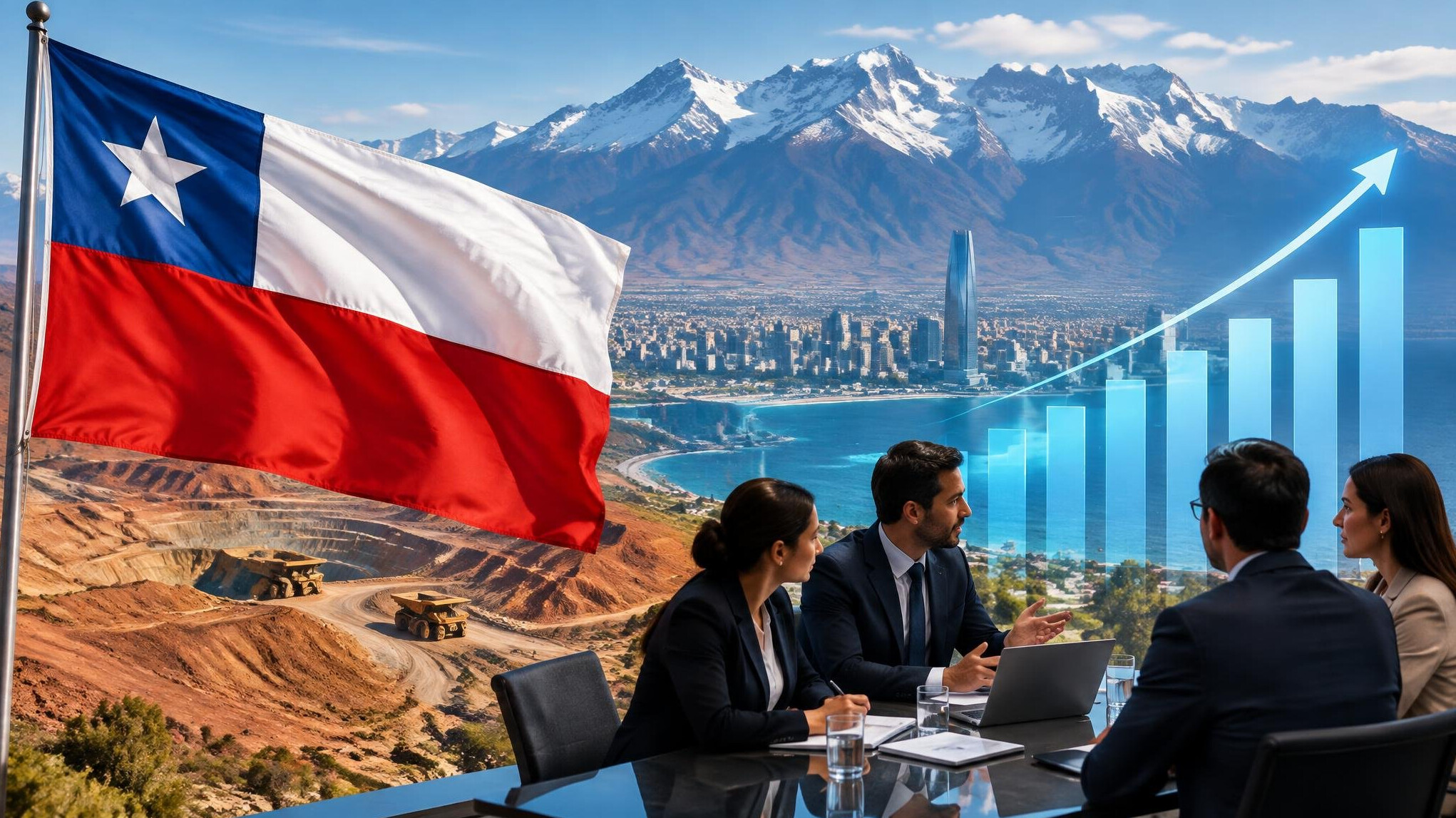 chile flag waving